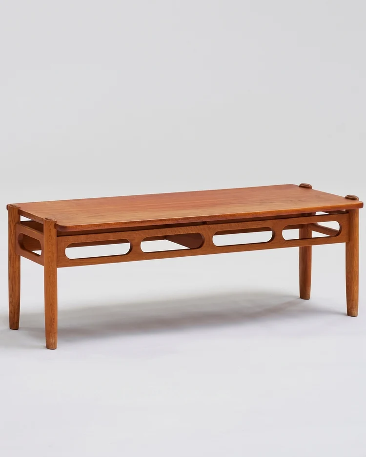 Refurbished teak coffee table